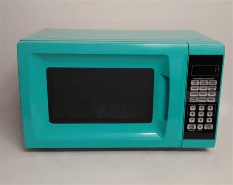 Turquoise Hamilton Beach Microwave ''NEW'' Turquoise Microwave, Microwave Oven,dimensions Are 17 ...