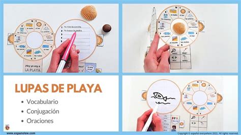 LUPAS DE PLAYA Actividades Para Aprender Vocabulario Verbos Y