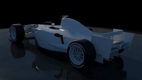 Blender F1赛车3d模型素材资源免费下载 Blender3d模型库