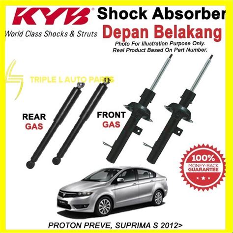 PROTON PREVE SUPRIMA S 2012 KYB KAYABA ORIGINAL SHOCK ABSORBER SET