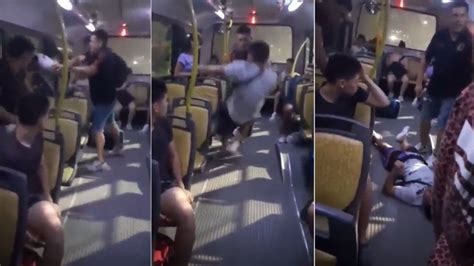 Video manoseó a una nena en el colectivo y un pasajero lo noqueó