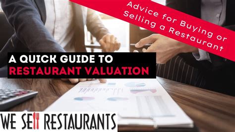 Selling A Restaurant A Quick Guide To Restaurant Valuation YouTube