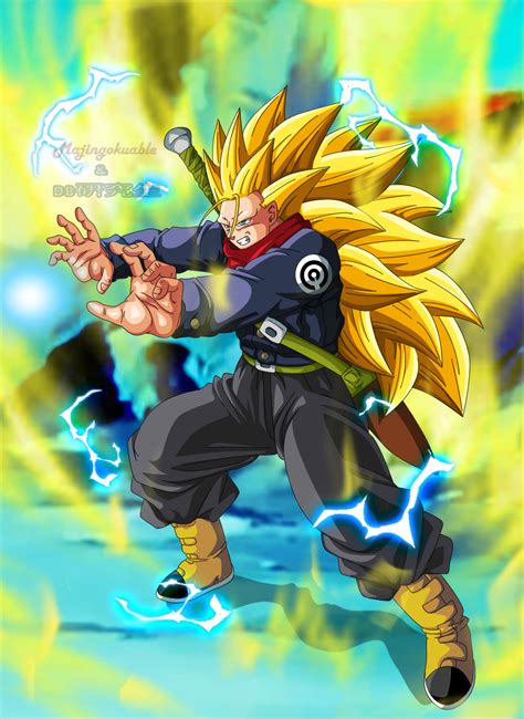 Mirai Trunks Ssj3 By Majingokuable On Deviantart