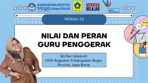 Modul Demonstrasi Kontekstual Nilai Dan Peran Guru Penggerak Youtube