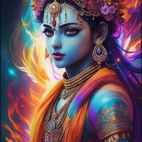 Premium AI Image Lord Sri Krishna