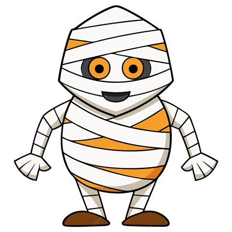 Halloween Mummies Vector Cartoon Illustration For Spooky Design Festive Art And Tshirt Design