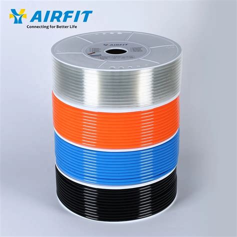 Airfit Pu Material Pneumatic Tube Air Line Polyurethane Hose China