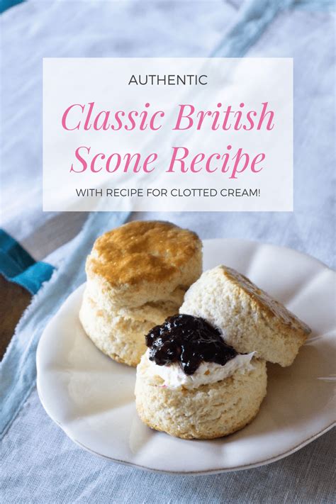 British Scones Recipe with Clotted Cream - Global Bakes