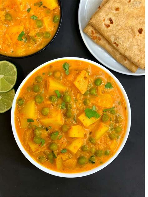 Aloo Matar Sabji Indian Veggie Delight