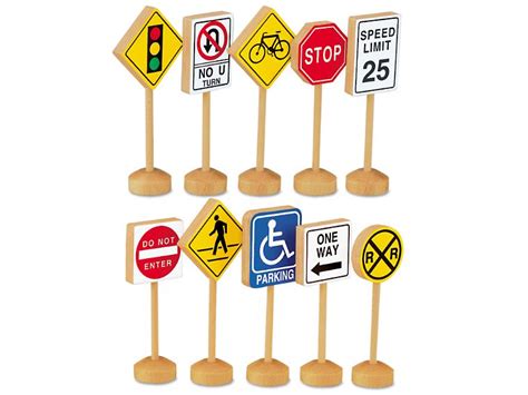 Block Play Traffic Signs At Lakeshore Learning Traffic Signs Block