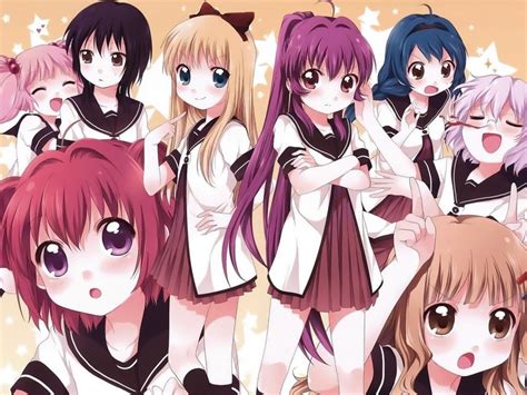 Yuru Yuri Funami Yui Kyoko Toshino Akaza Akari Yoshikawa