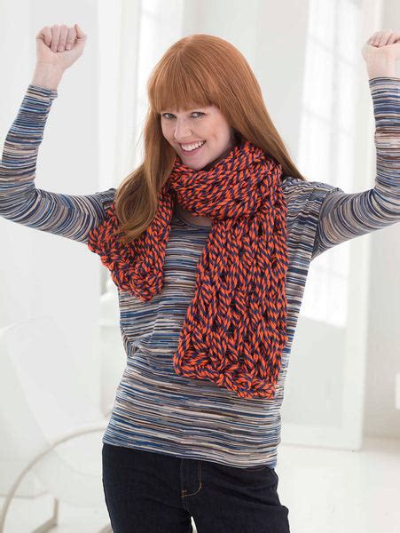 Arm Knitting a Scarf Pattern Kit