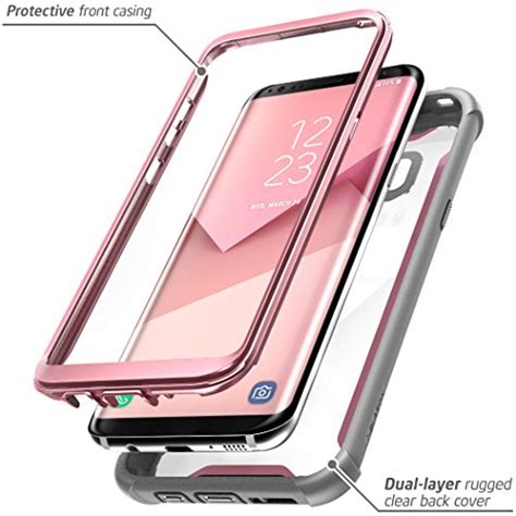 I Blason Ares Designed For Galaxy S8 Case Full Body Rugged Clear