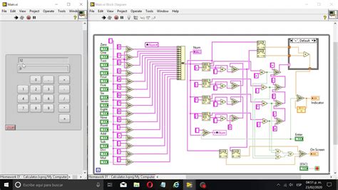 Simple Calculator Using LabView And Desing Pattern YouTube