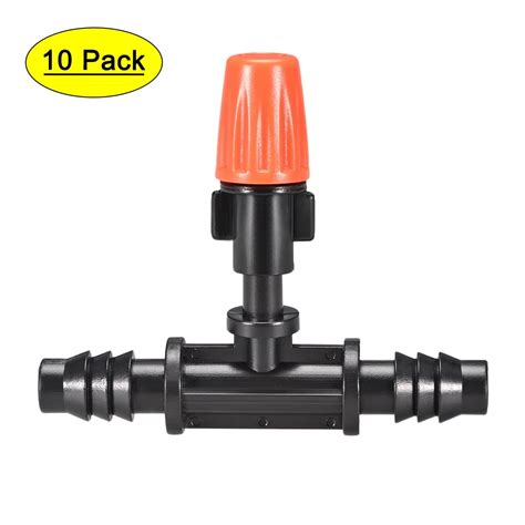 Adjustable Spray Drippers Mist Nozzle Sprinkler W 1 2 Barb Tee Joints