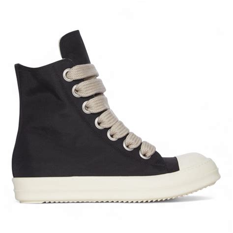 Rick Owens Drkshdw Concordians Jumbo Lace Ramones Sneaker High Canvas Grailed
