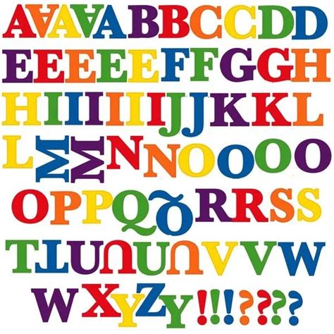 Moldes De Letras Coloridas Imagui