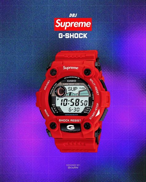 Supreme The North Watch G Shock Face