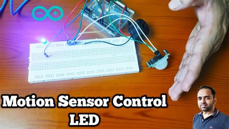 Motion Sensor Control Led Arduino Uno Projects Youtube