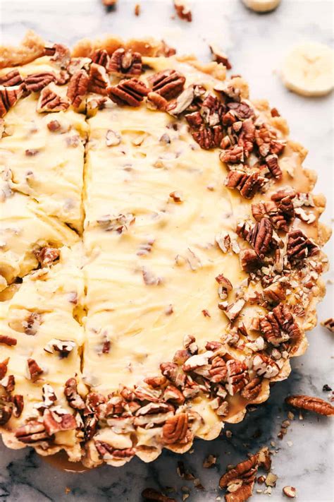 No Bake Banana Caramel Pecan Pie The Recipe Critic