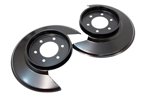 Stainless Steel Disc Brake Dust Covers In Black Stainless Steel Somar