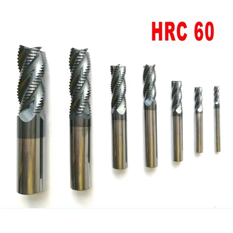 4mm 6mm 8mm 10mm 12mm 4 Flutes HRC60 Roughing End Mills CNC Router Bits