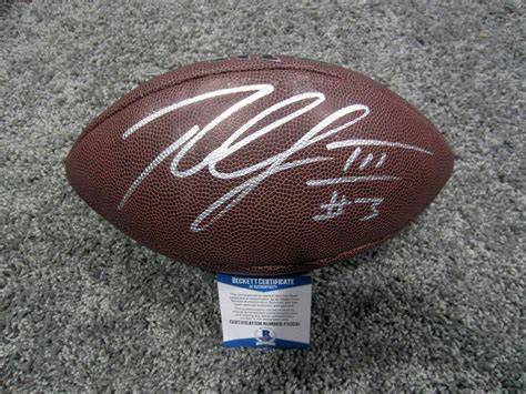 ROBERT GRIFFIN III RG3 Baltimore Ravens Signed AUTOGRAPH Football New w ...