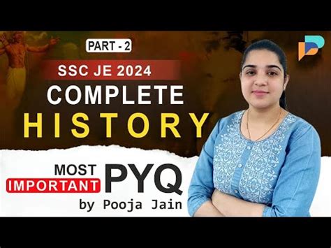 SSC CGL 2024 SSC JE History Previous Year Questions SSC JE History