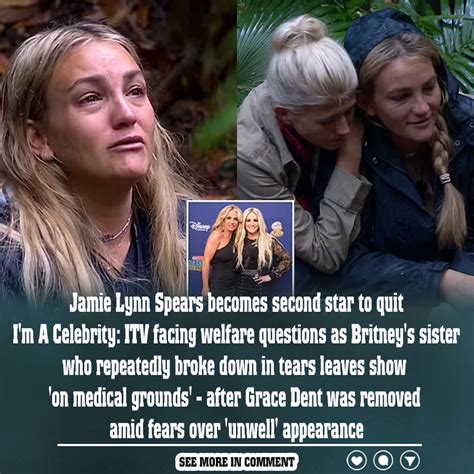 Jamie Lynn Spears Becomes Second Star To Quit Im A Celebrity Itv