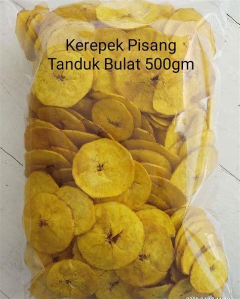 Kerepek Pisang Tanduk G Murah Bulat Panjang Serong Sedap Rangup