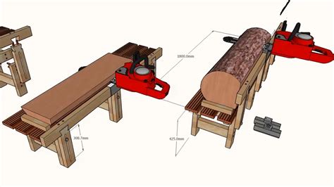 Garden Chainsaw Mill Plans - YouTube