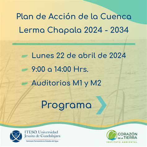 Plan de Acción de la Cuenca Lerma Chapala 2024 2034 ITESO Agua org mx