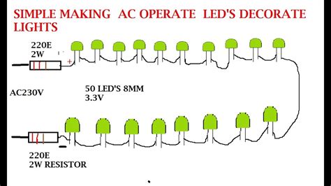 50 Led Serial Light Circuit Diagram How To Build A 50w Led D