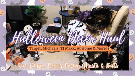 Halloween Decor Haul Rae Dunn Witches Ghosts Bats Target