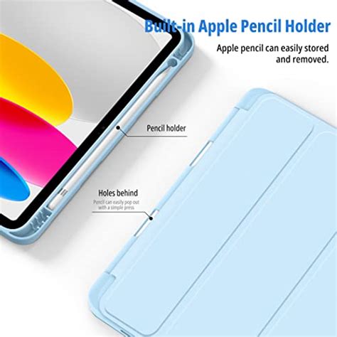 Cacoe Case For Ipad 10th Generation With Pencil Holder 2022 109 Inch