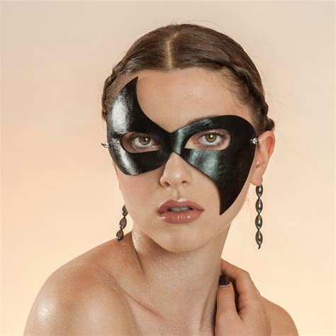 Ace Leather Domino Mask By Wendy Drolma The Mysterious Mask Shop