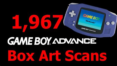 1976 Gameboy Advance Box Art Scans Youtube