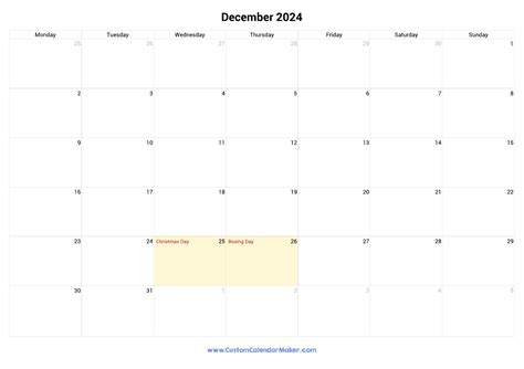 December 2024 Calendar With Public Holidays Benny Cecelia