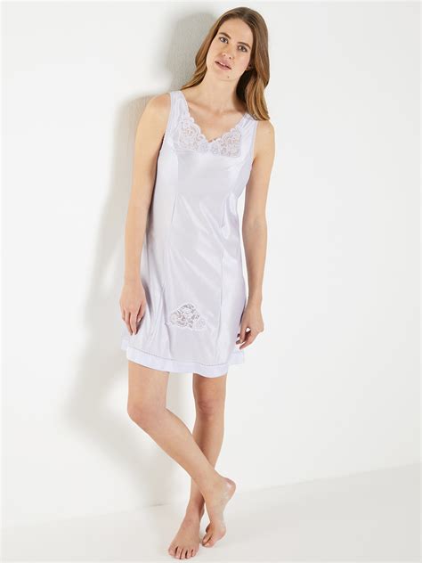 Fond De Robe Maille Satin E Long Cm Daxon Femme Daxon