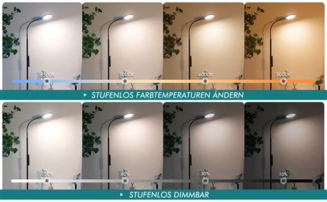 Smartdemo Stehlampe Led Stufenlos Dimmbar Farbtemperaturen