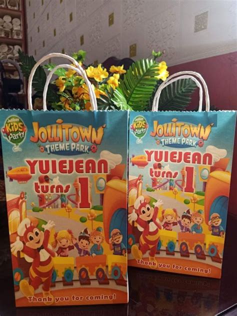 Jollitown Theme Park Lootbagpaper Bag Sold By 10 Lazada Ph