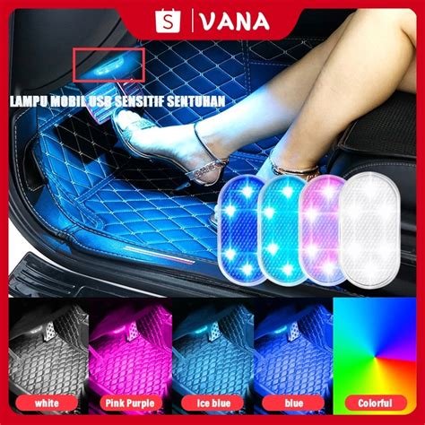 Jual Vana Lampu Sentuh Led Mobil Sensitif Sentuh Lampu Interior Mobil