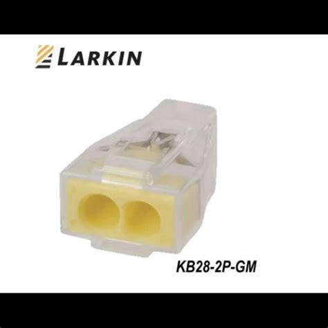 Jual LARKIN Push Wire Connector LKB28 2P Terminal Tusuk Jakarta Indo