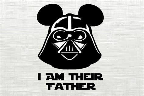 Darth Vader Svg I Am Their Father Svg Star Wars Svg Dxf For Etsy