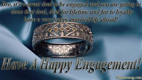 Engagement Wishes For Brother - Congratulation Messages - WishesMsg