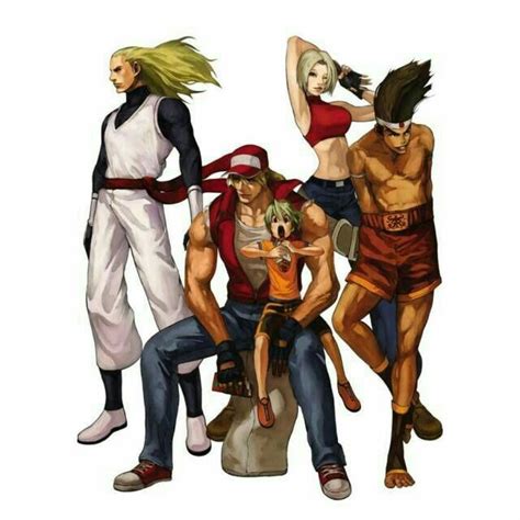 Fatal Fury Team Terry Bogard Andy Bogard Joe Higashi Blue Mary