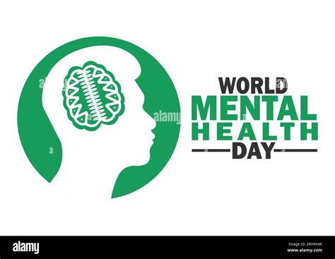 Concepto Del Día Mundial De La Salud Mental Ilustración Vectorial Diseño Para Banner Cartel O