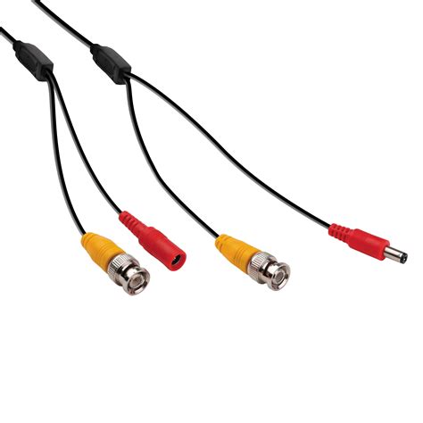 Pearstone BNC Extension Cable With Power For CCTVs BNC DCP75 B H