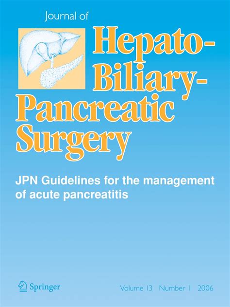 Jpn Guideline For The Management Of Acute Pancreatitisjapanese Society