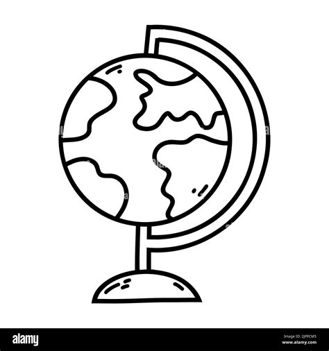 World Map Doodle Coloring Sheets For Kids Vector, 49% OFF